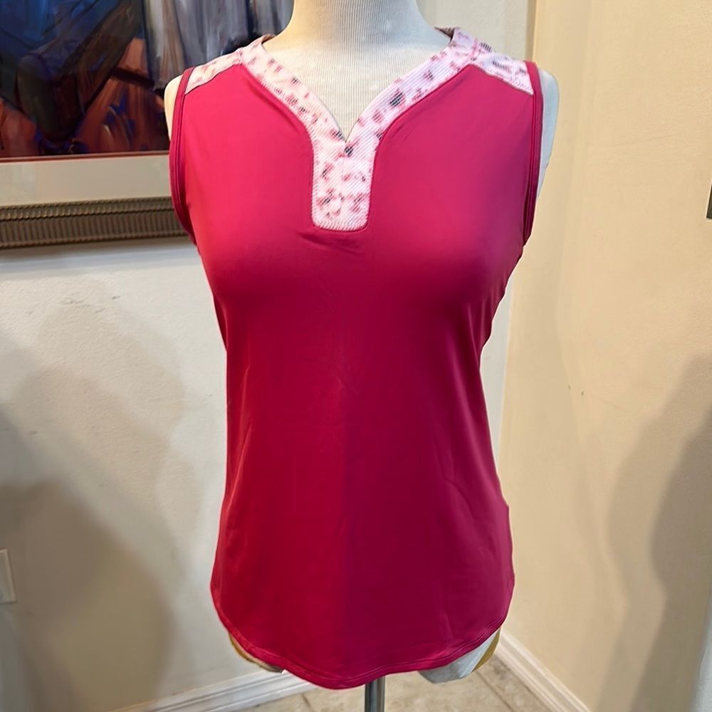 NWT Adidas Pink Sleeveless Top Size Large